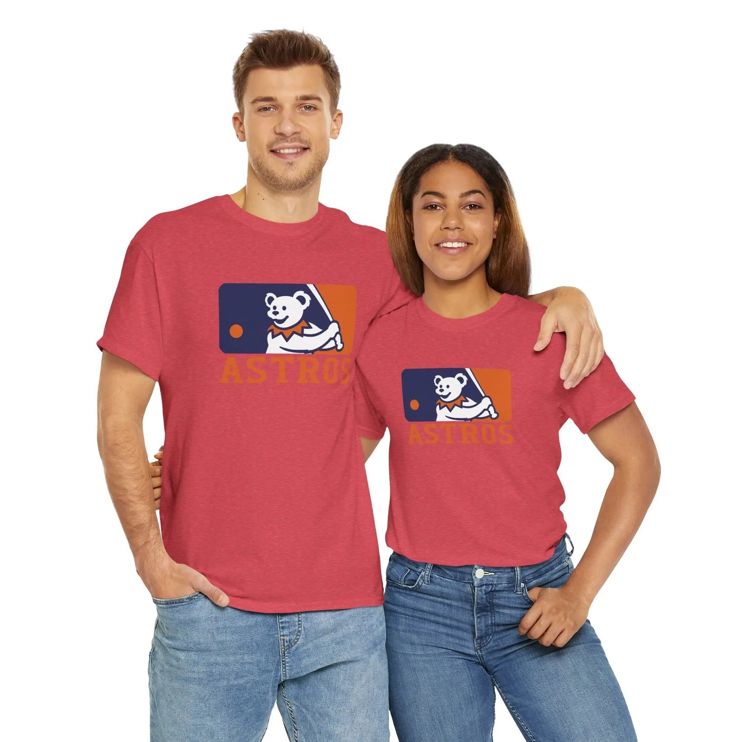 Houston Astros Original Dancing Bear MLB × Grateful Dead Tee