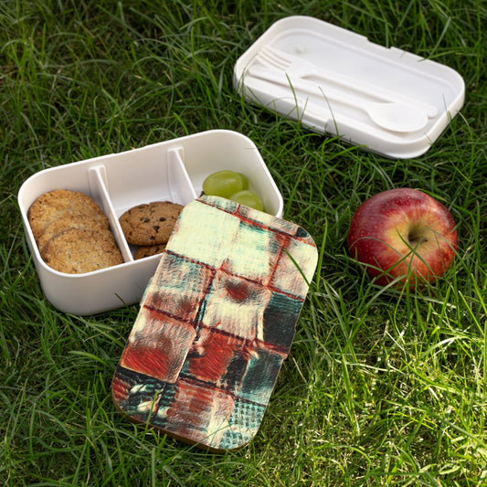 Bento Lunch Box -"Square Dance"
