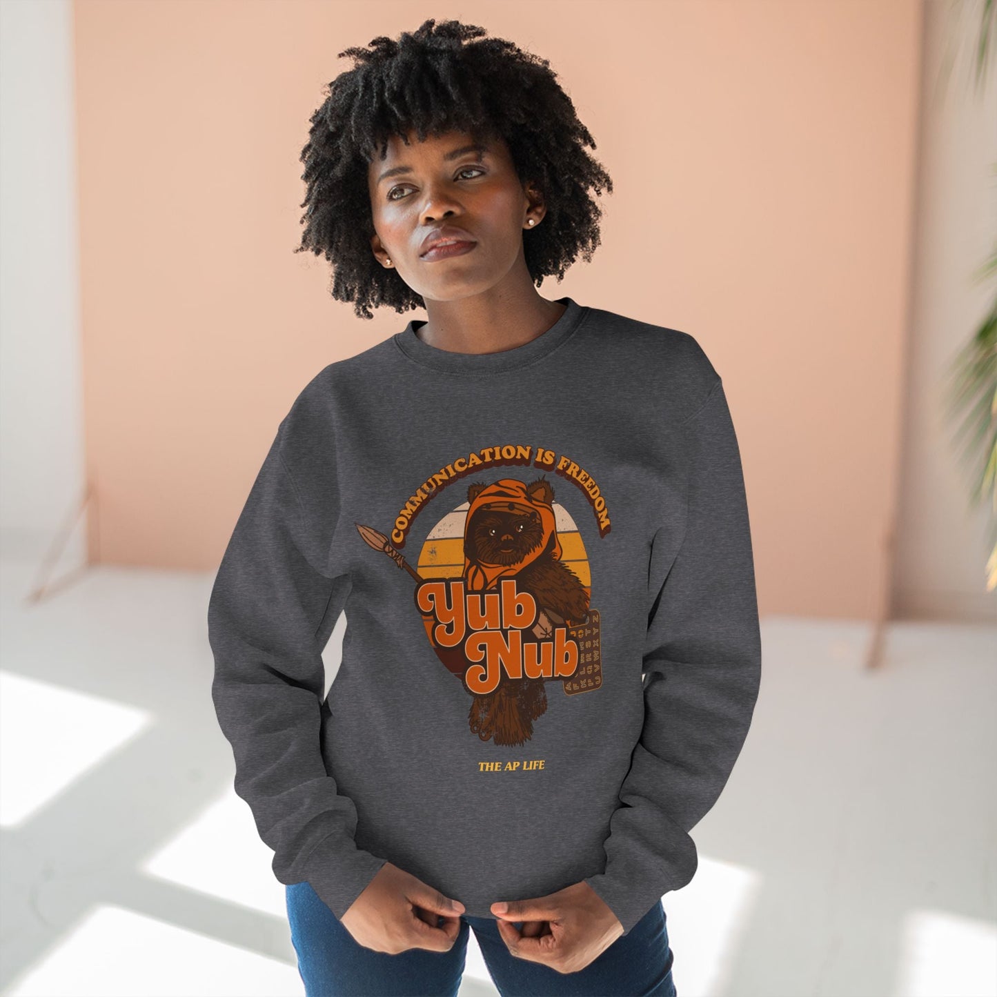 Communication is Freedom - Yub Nub - S2C - Adult Unisex Crewneck Sweatshirt