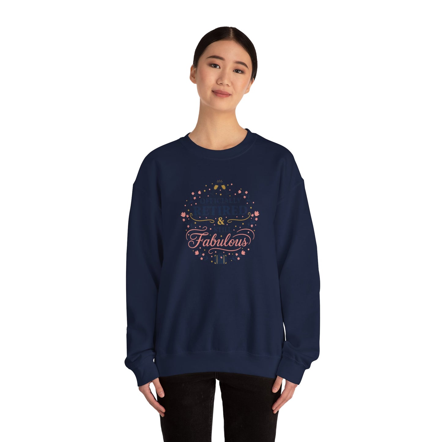 Officially Retired & Still Fabulous Sweatshirt | retirement gifts for women, personalized retirement gifts
