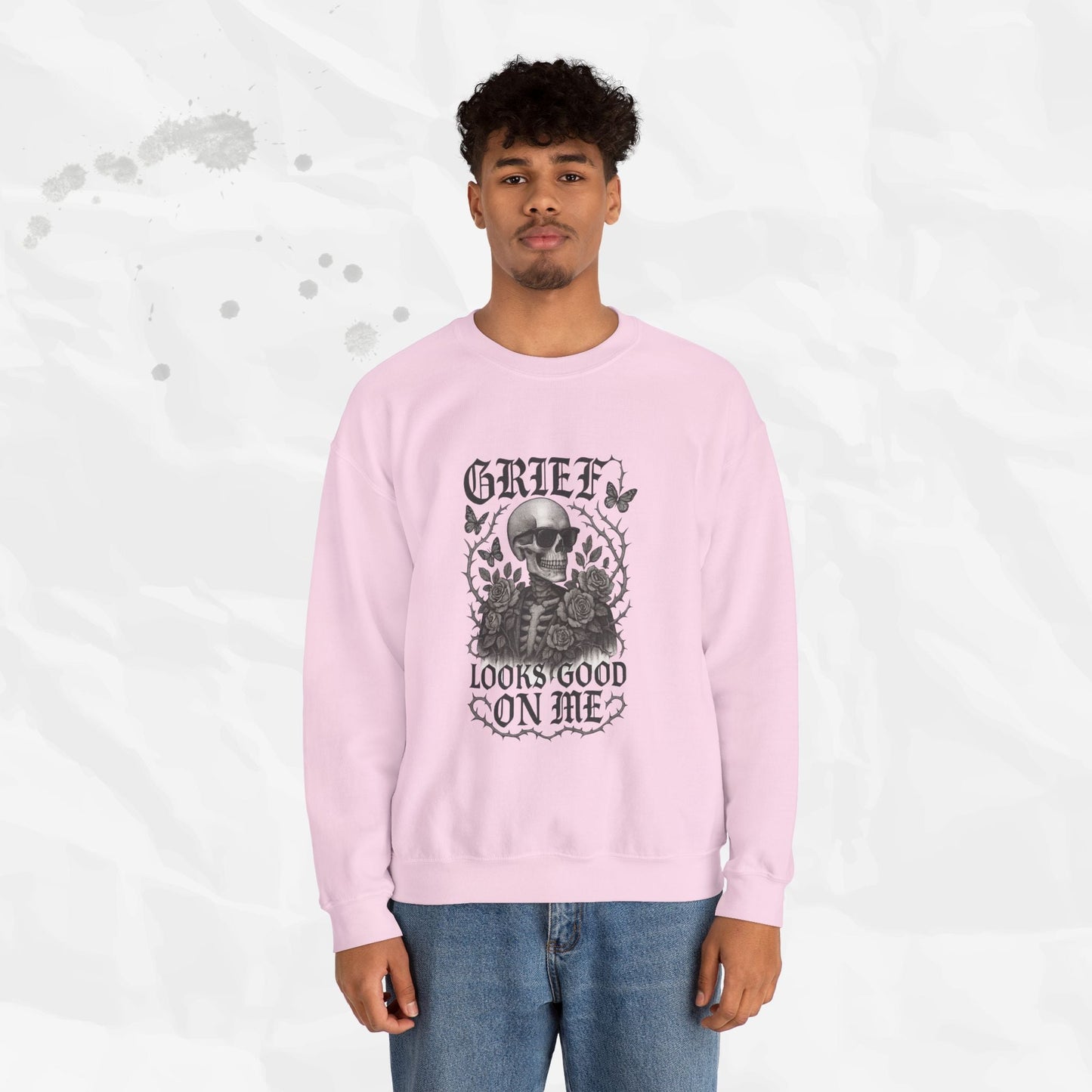 Grief Looks Good on Me - Crewneck Sweatshirt