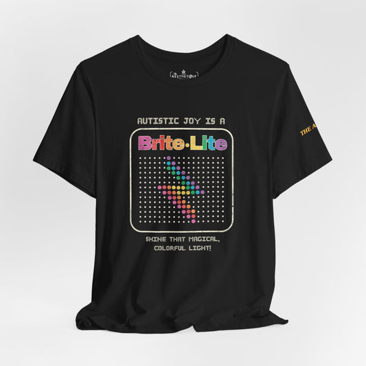 Autistic Joy is a Bright Light - Adult Unisex Jersey Tee