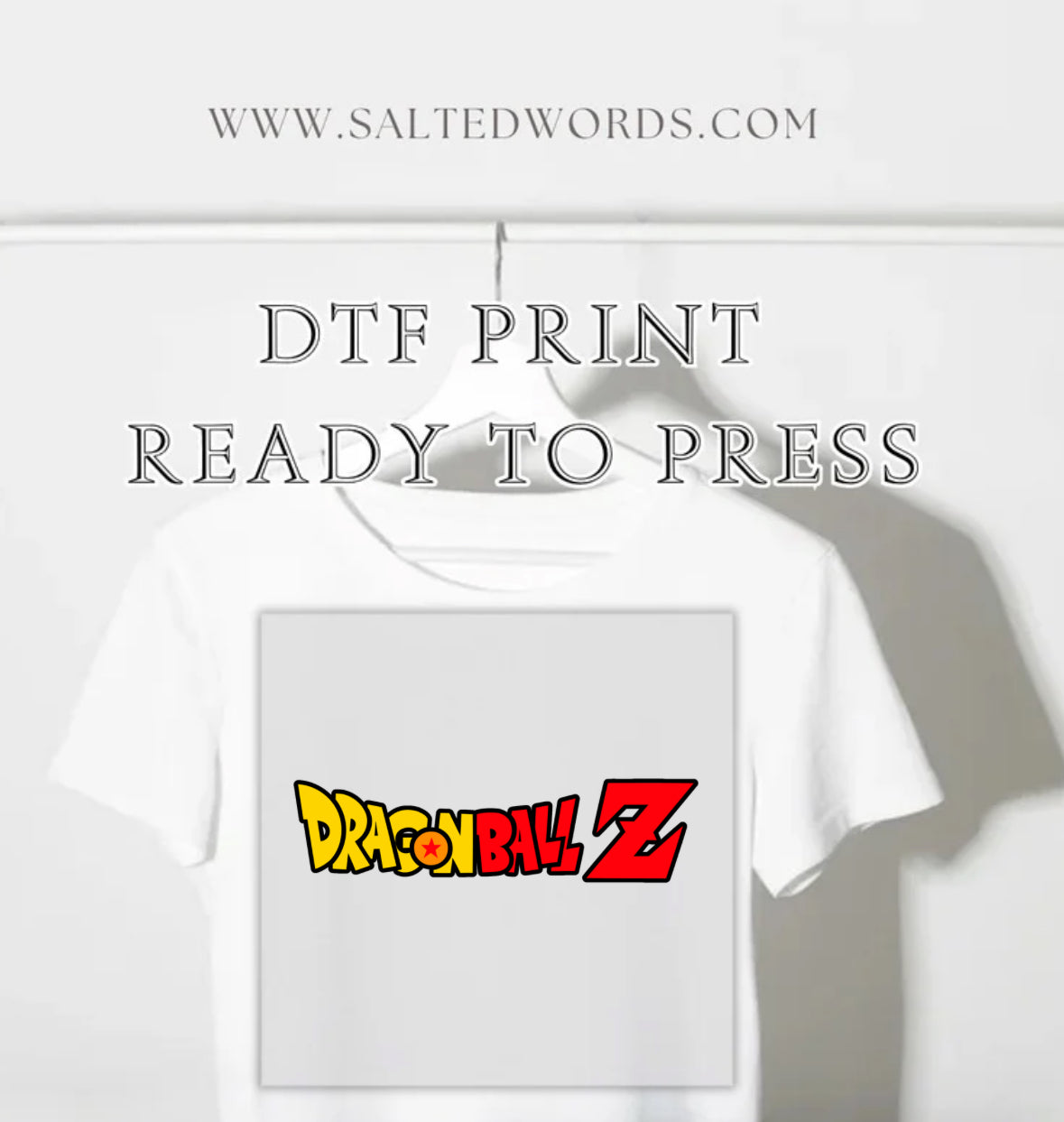 Dragon ball z goku anime print DTF print