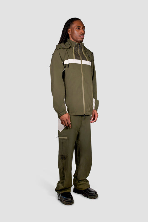 White Lines Waterproof Utility Jacket