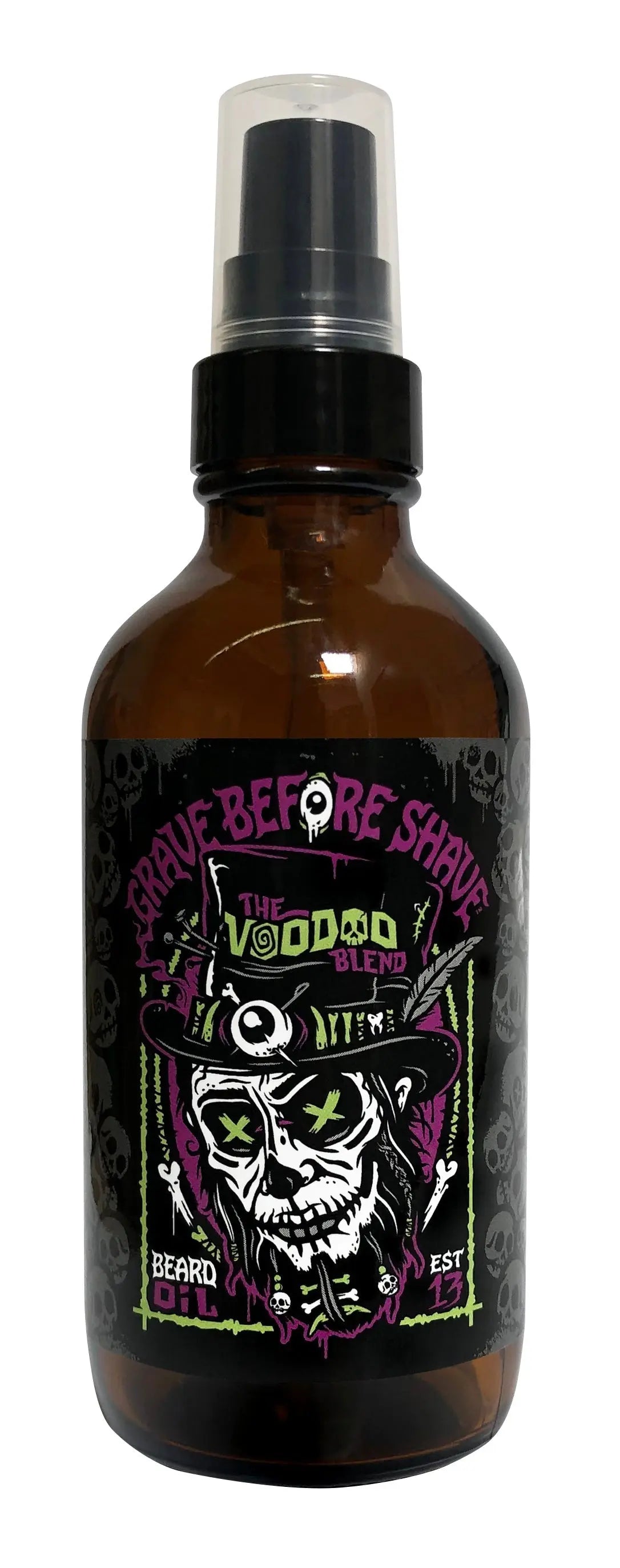 4oz. BIG BOTTLE OF GRAVE BEFORE SHAVE™ BEARD OIL Grave Before Shave