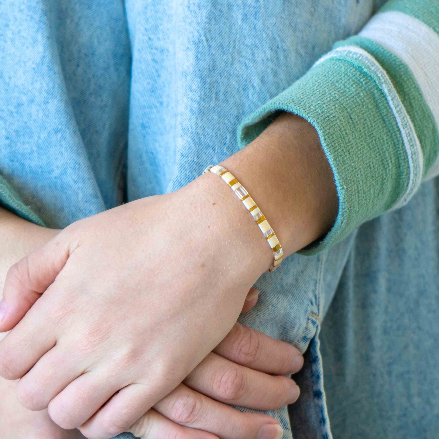 ATLANTIS - Tila Bead Bracelet Stack of 3 Mack & Rex