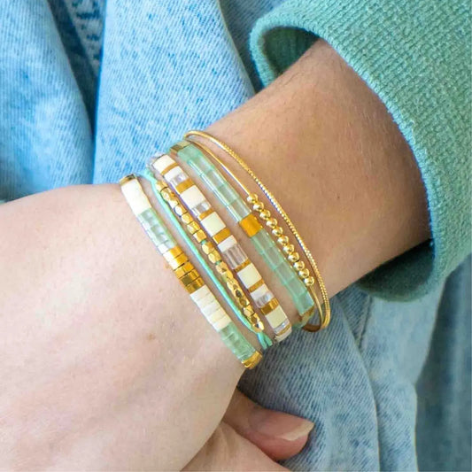 ATLANTIS - Tila Bead Bracelet Stack of 3 Mack & Rex