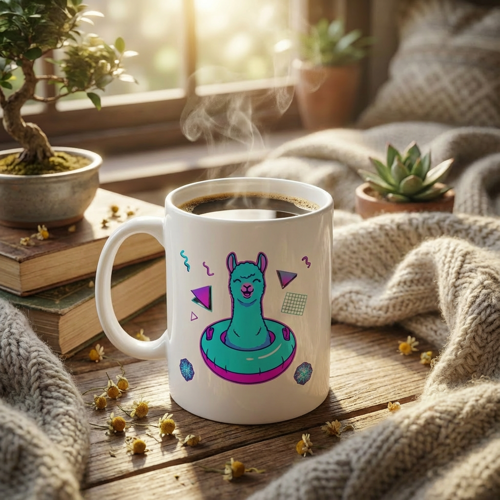 Après-Ski Alpacas - Totally Tubular - 15oz Mug