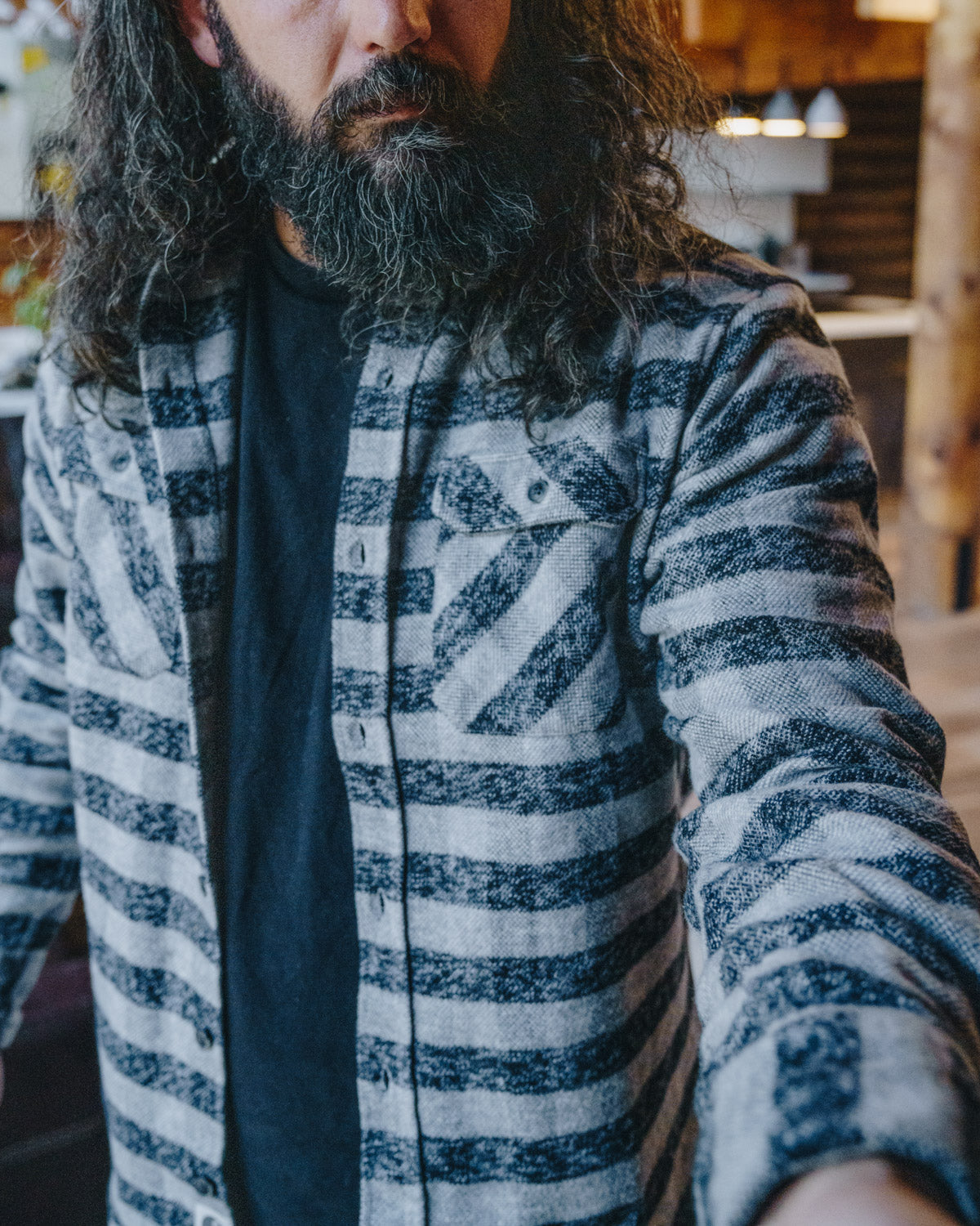 Grand Flannel, Charcoal Gingham
