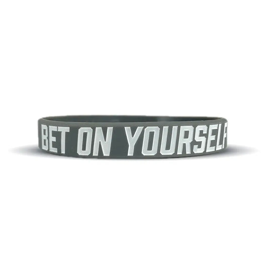 BET ON YOURSELF Wristband Elite Athletic Gear