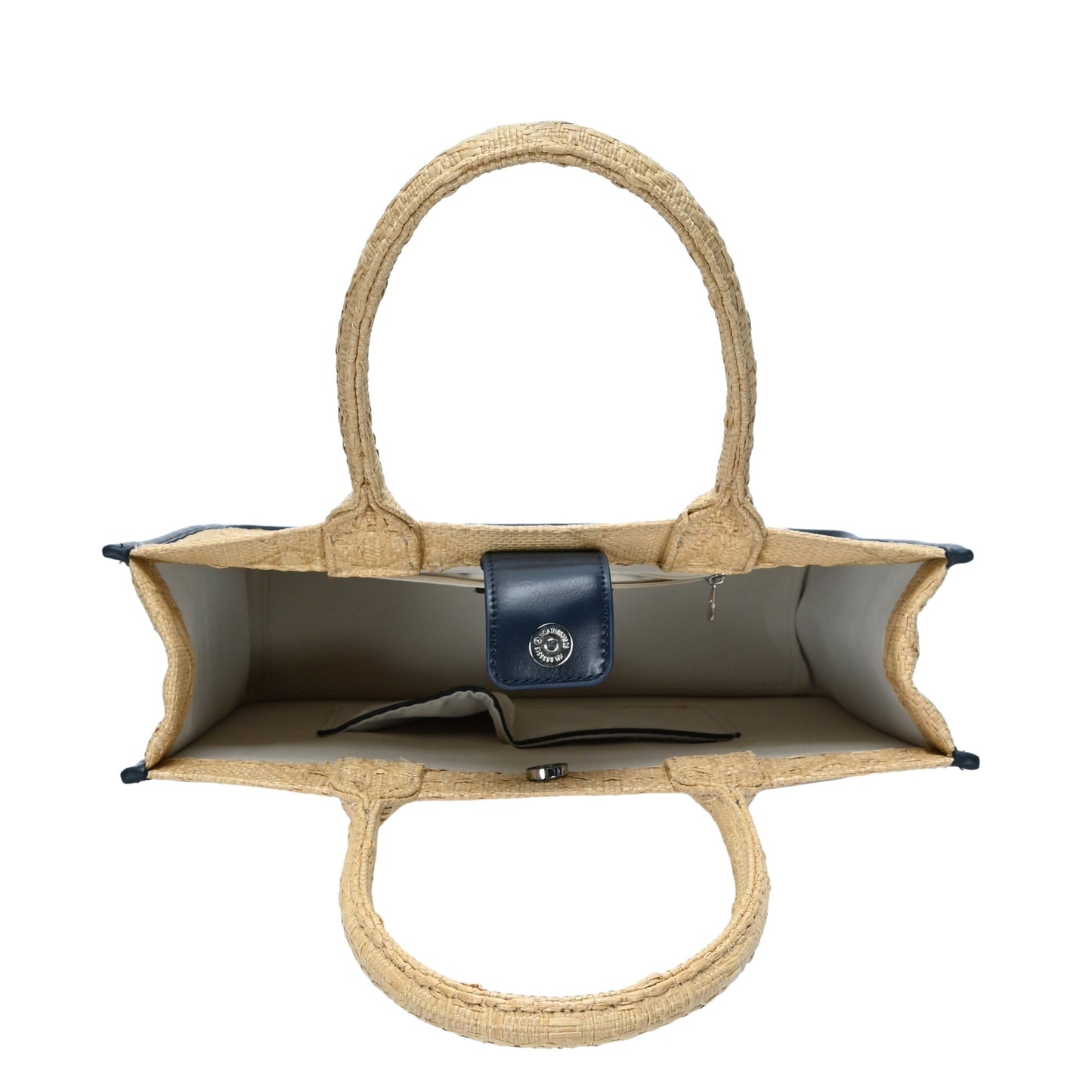 Florence Straw Book Tote