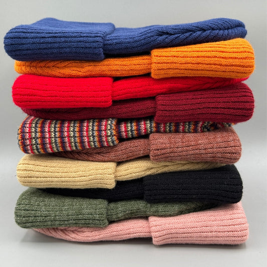 HAAKWEAR Traditional Kids Knit Beanies, Soft, Warm & Made in USA Winter Hat