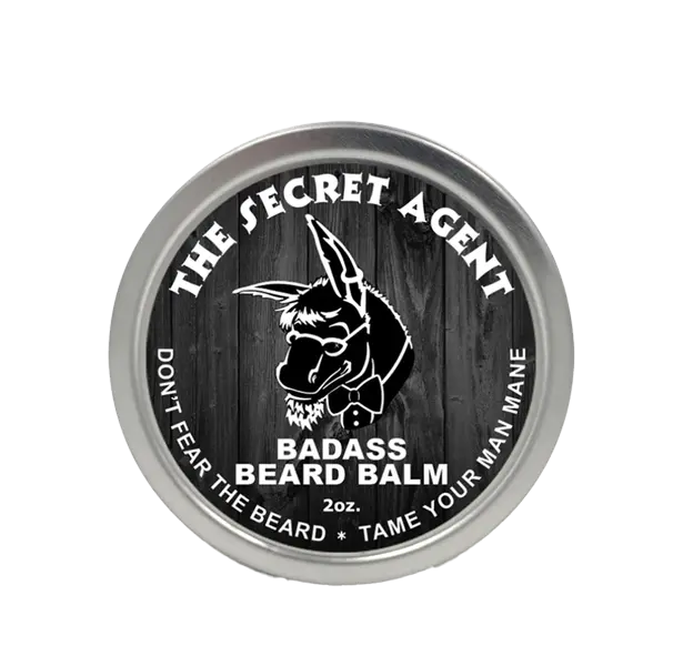 The Secret Agent Beard Balm Badass Beard Care