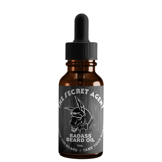 The Secret Agent Beard Oil Badass Beard Care