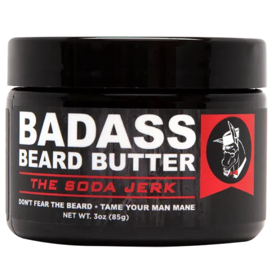 The Soda Jerk Beard Butter Badass Beard Care
