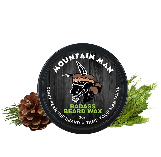 Badass Beard Wax - The Mountain Man Badass Beard Care