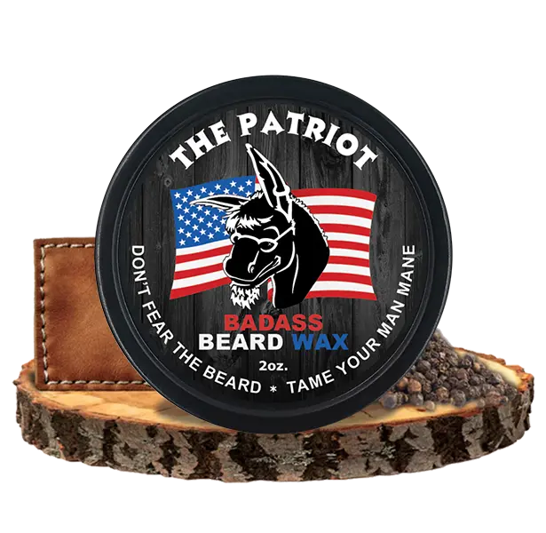 Badass Beard Wax - The Patriot Badass Beard Care