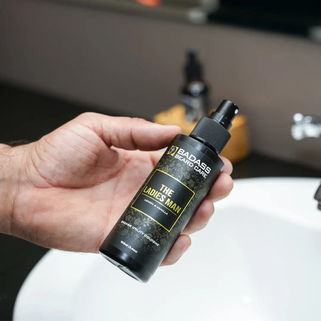 The Ladies Man Badass Utility Cologne Badass Beard Care
