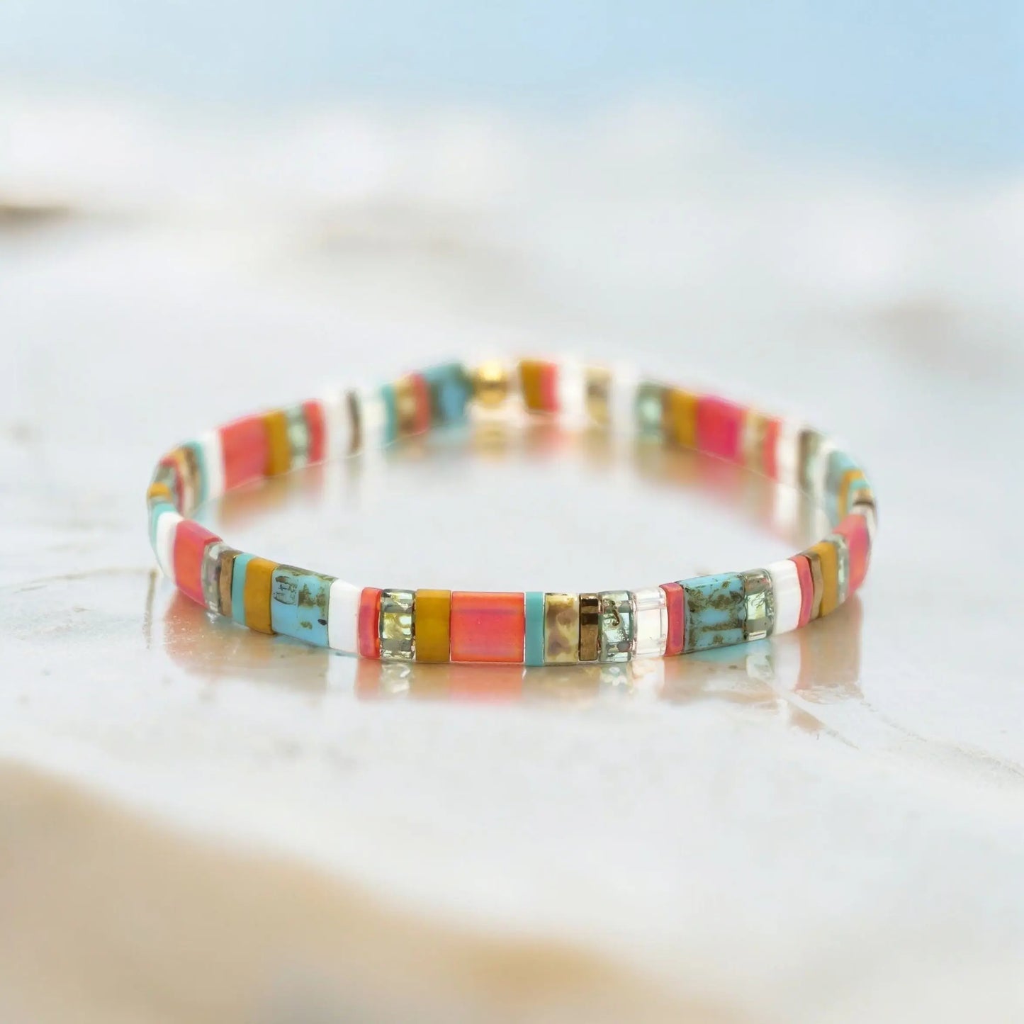 BEACH BUM - Tila Bead Bracelet | Single Mack & Rex