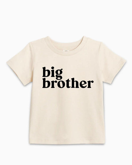 Big Brother Organic Cotton Kids T-Shirt – Baby & Youth Matching Family Announcement Tee