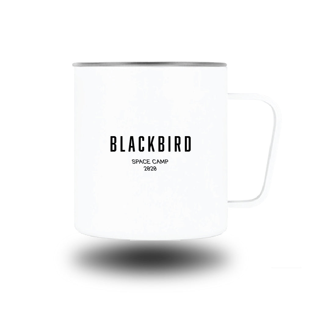 Space Camp x BLACKBIRD x MIIR - 2020 Mug - White with Safety Pin Saturn