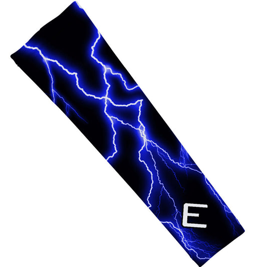 Blue Lightning Arm Sleeve Elite Athletic Gear