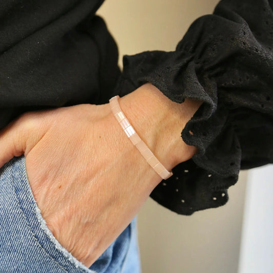 BLUSH - Tila Bead Bracelet | Single Mack & Rex