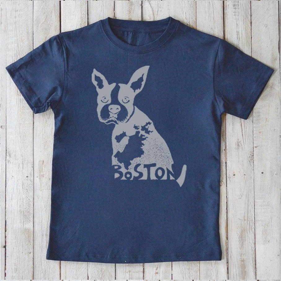 Boston Terrier Puppy T-Shirt for Kids
