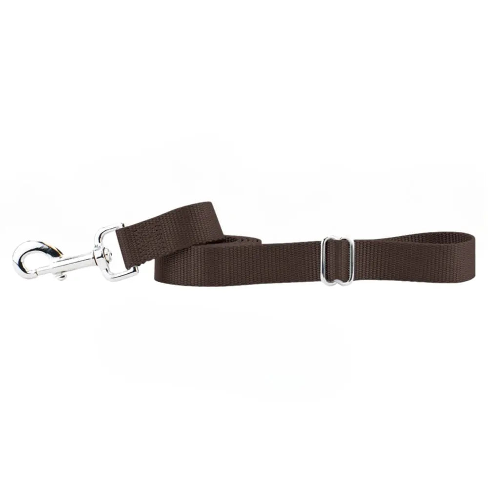 Brown Nylon Dog Leash 2 Hounds Design