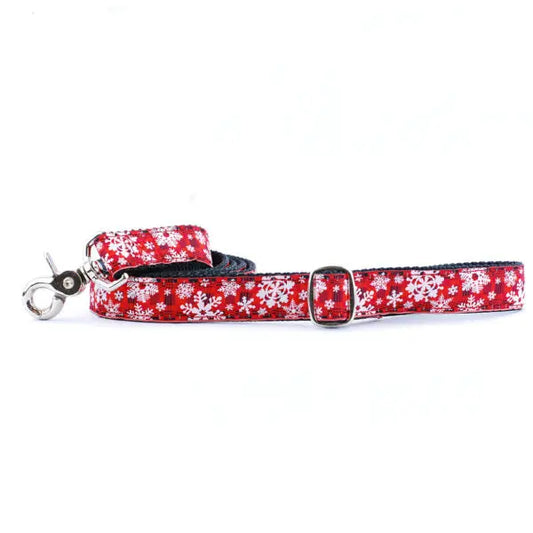 1″ Buffalo Plaid Ribbon Dog Leash 2 Hounds Design