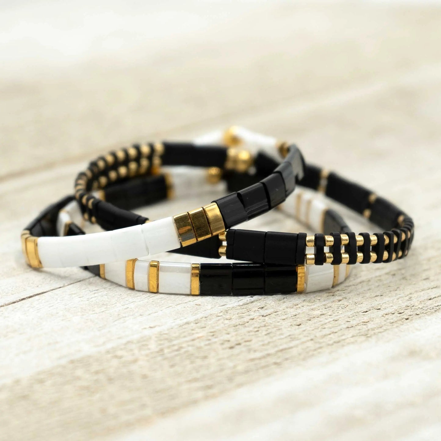 CAIRO - Tila Bead Bracelets Stack