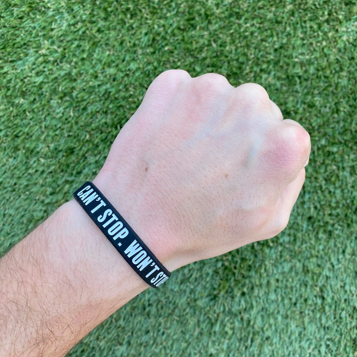 CAN'T STOP. WON'T STOP. Wristband Elite Athletic Gear