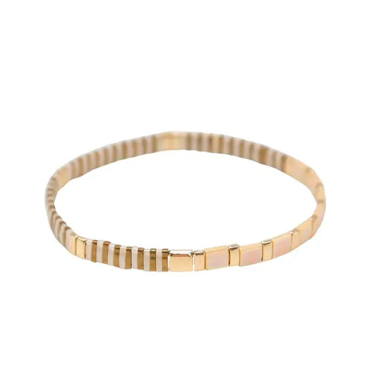LATTE - Tila Bead Bracelet | ONE SIZE - Large Mack & Rex