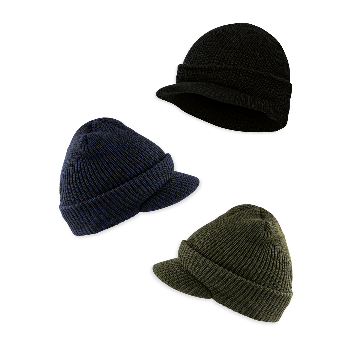 Military Wool Jeep Cap