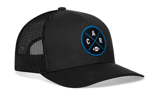 Carolina Trucker Hat | Black CAR X Football Snapback