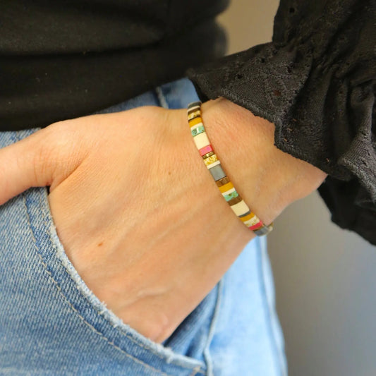 CAROLINA BEACHES - Tila Bead Bracelet | Single Mack & Rex