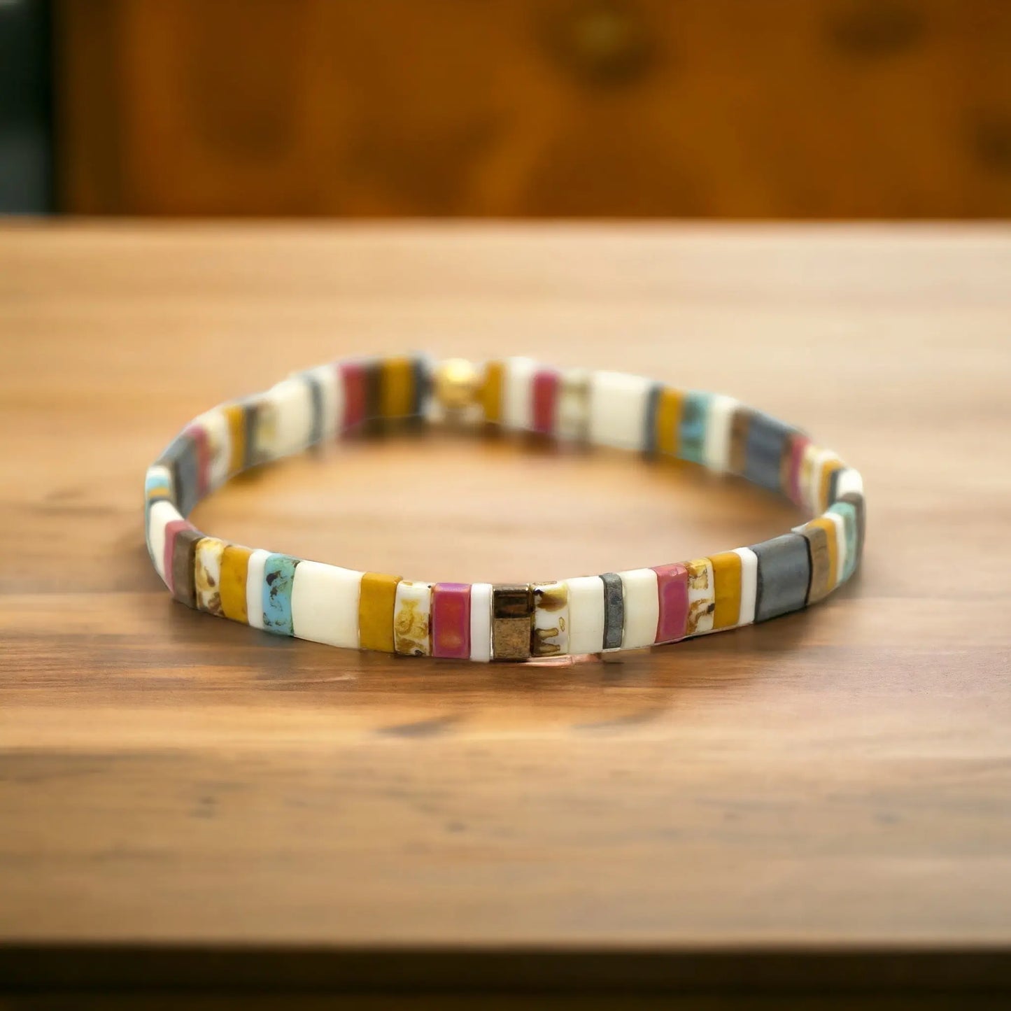 CAROLINA BEACHES - Tila Bead Bracelet | Single Mack & Rex