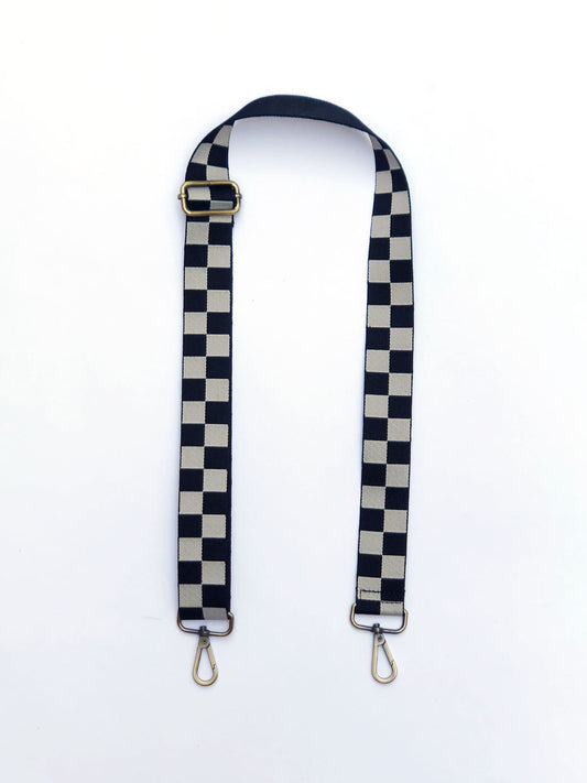 Bag and Strap Bundle: Checkered Strap and Bowie Pack in Stone