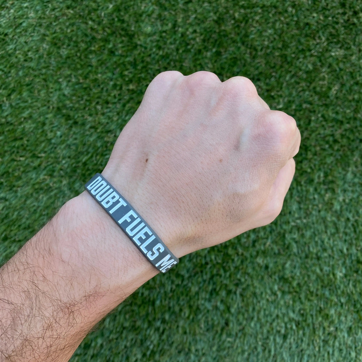 DOUBT FUELS ME Wristband Elite Athletic Gear