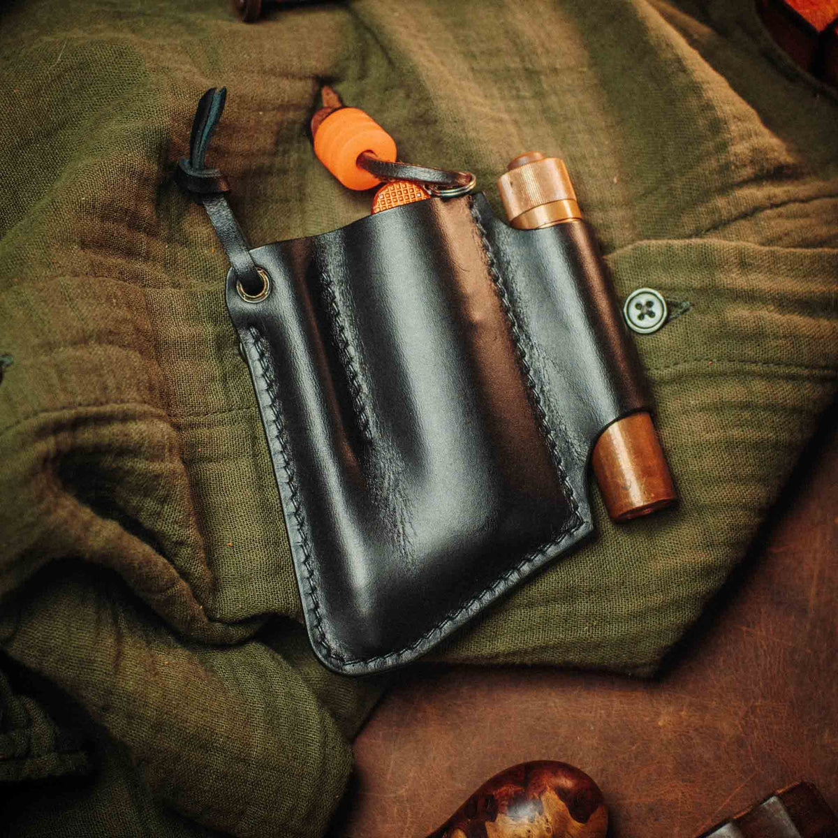 EDC Pocket Organizer - First Mate v3 | Leather Pocket Carrier