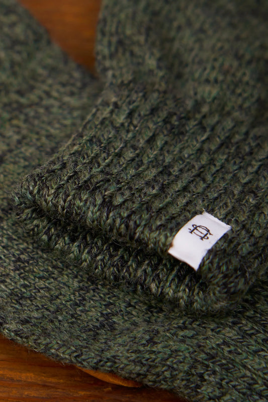 Dark Melange Ragg Wool Full Glove UPSTATE STOCK