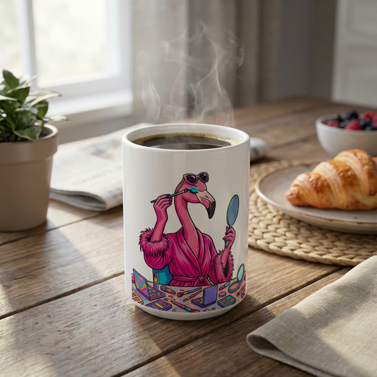Drag Brunch Flamingos - Contour Queen - 15oz Mug