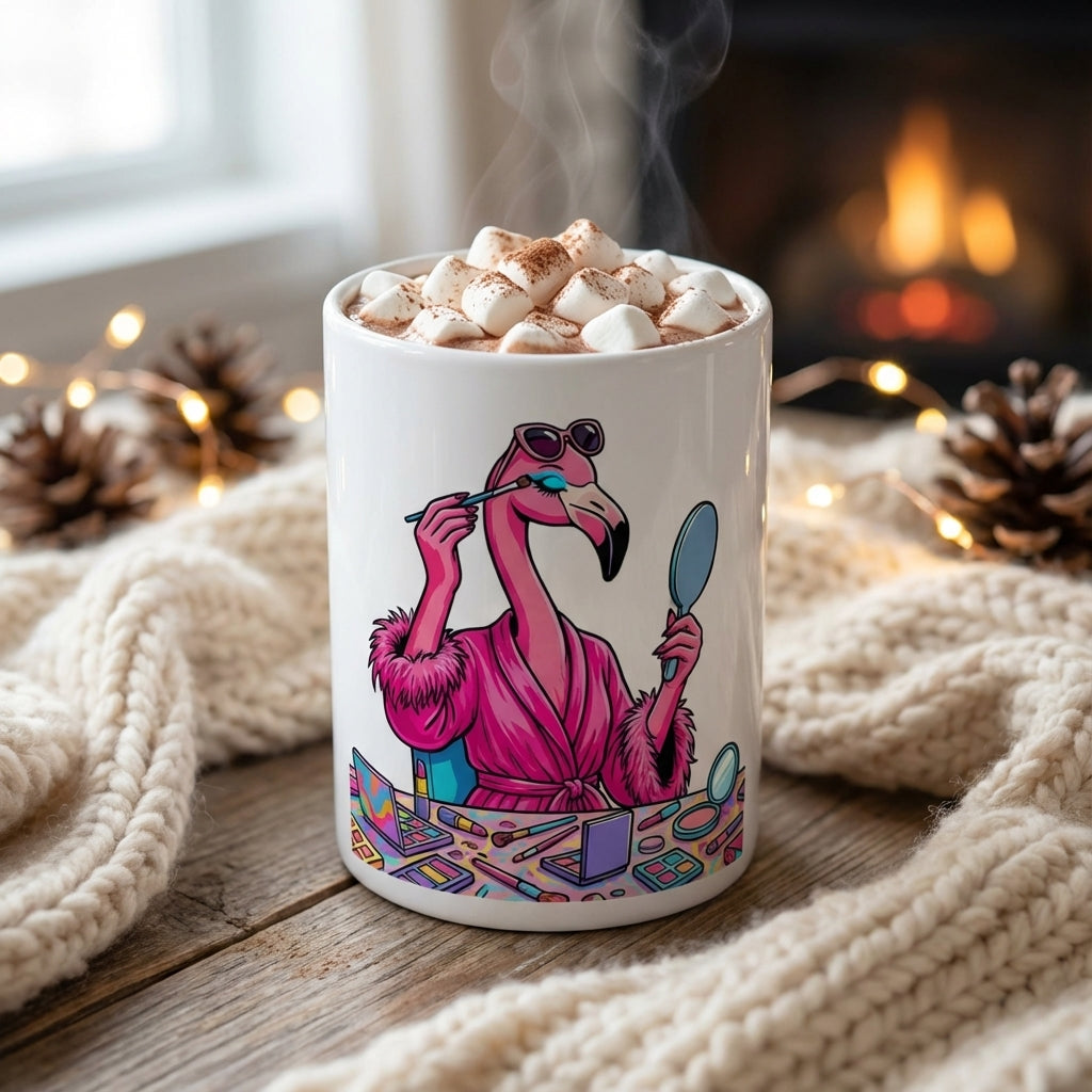 Drag Brunch Flamingos - Contour Queen - 15oz Mug