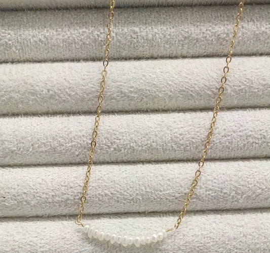 ELIZA JANE- 18k Gold Plated and Pearl Necklace Mack & Rex