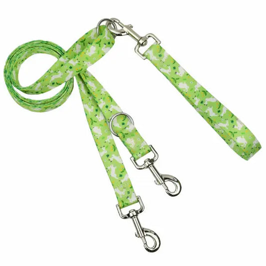 Lucky Dog Double Connection Leash – EarthStyle 2 Hounds Design