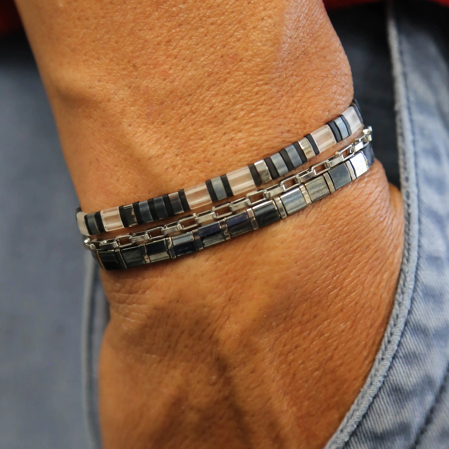 EXTINGUISH - Men's Bracelet Stack of 3 Mack & Rex