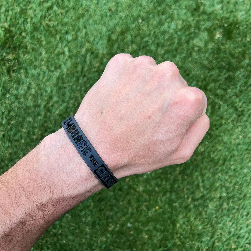 EMBRACE THE GRIND Wristband Elite Athletic Gear