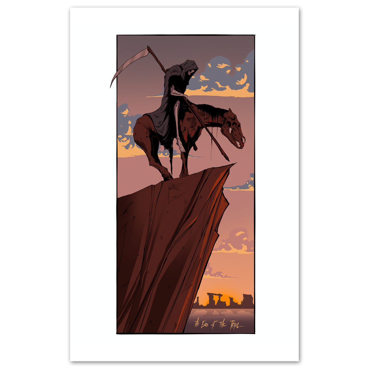 End of Trail Print
