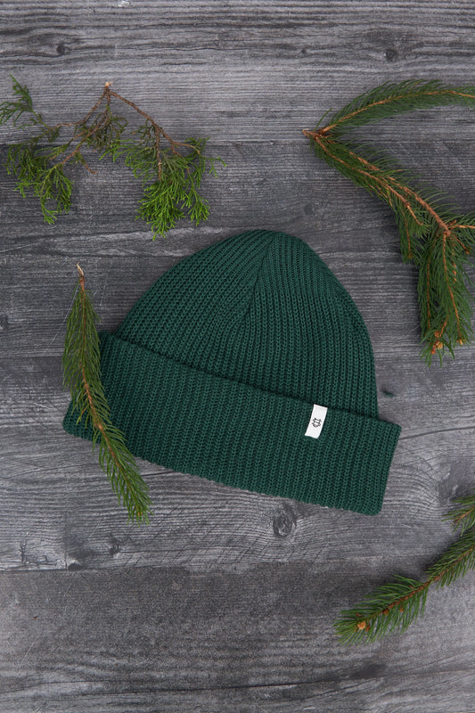 Adirondack Green Upcycled Cotton Watchcap UPSTATE STOCK