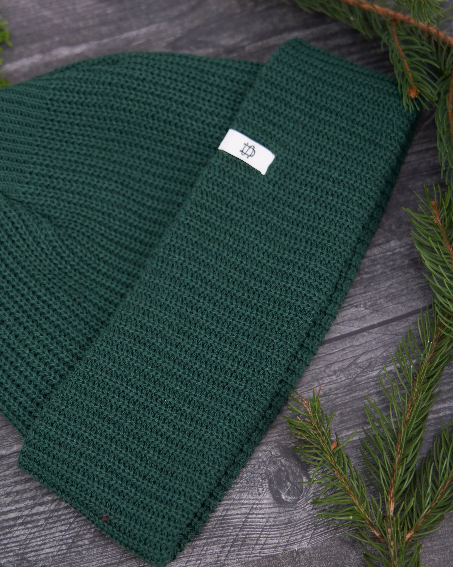 Adirondack Green Upcycled Cotton Watchcap UPSTATE STOCK